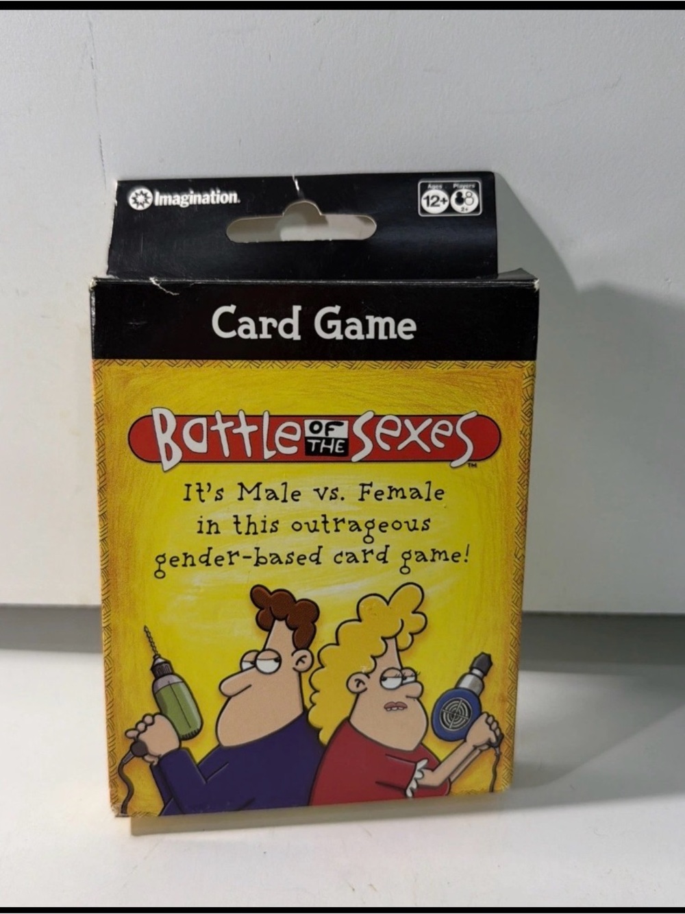 Imagination Battle of the Sexes Card Game - Yellow